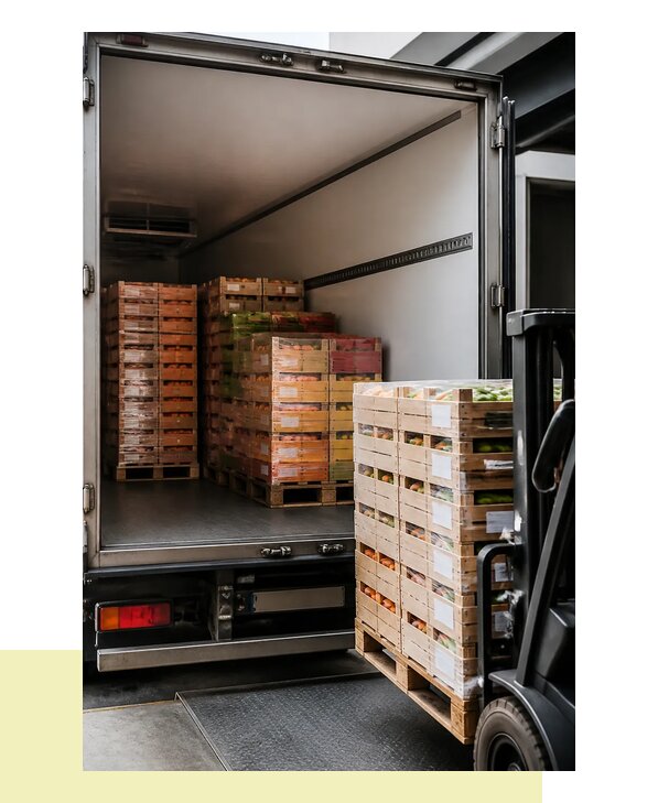 Перевозка сельхозпродукции на паллетах с доставкой в Сургут